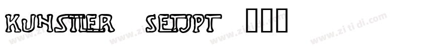 Kunstler Setjpt字体转换